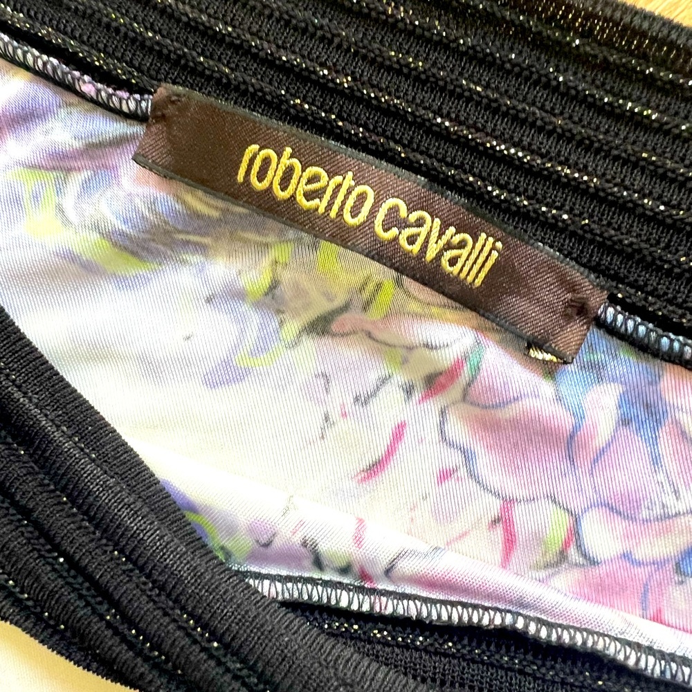 Dramatic Roberto Cavalli One Shoulder Kimono Slee… - image 5